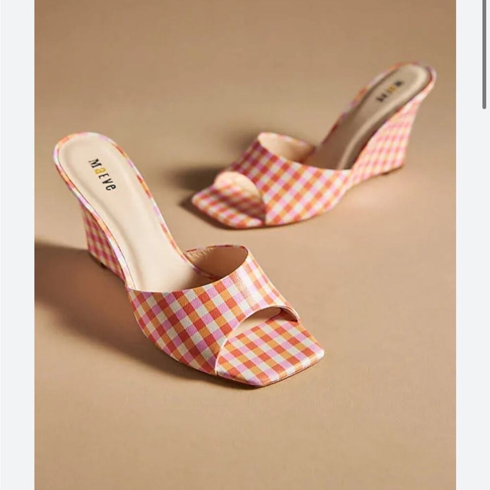 NWT MAEVE Square-toe mules, size 37/ US 6